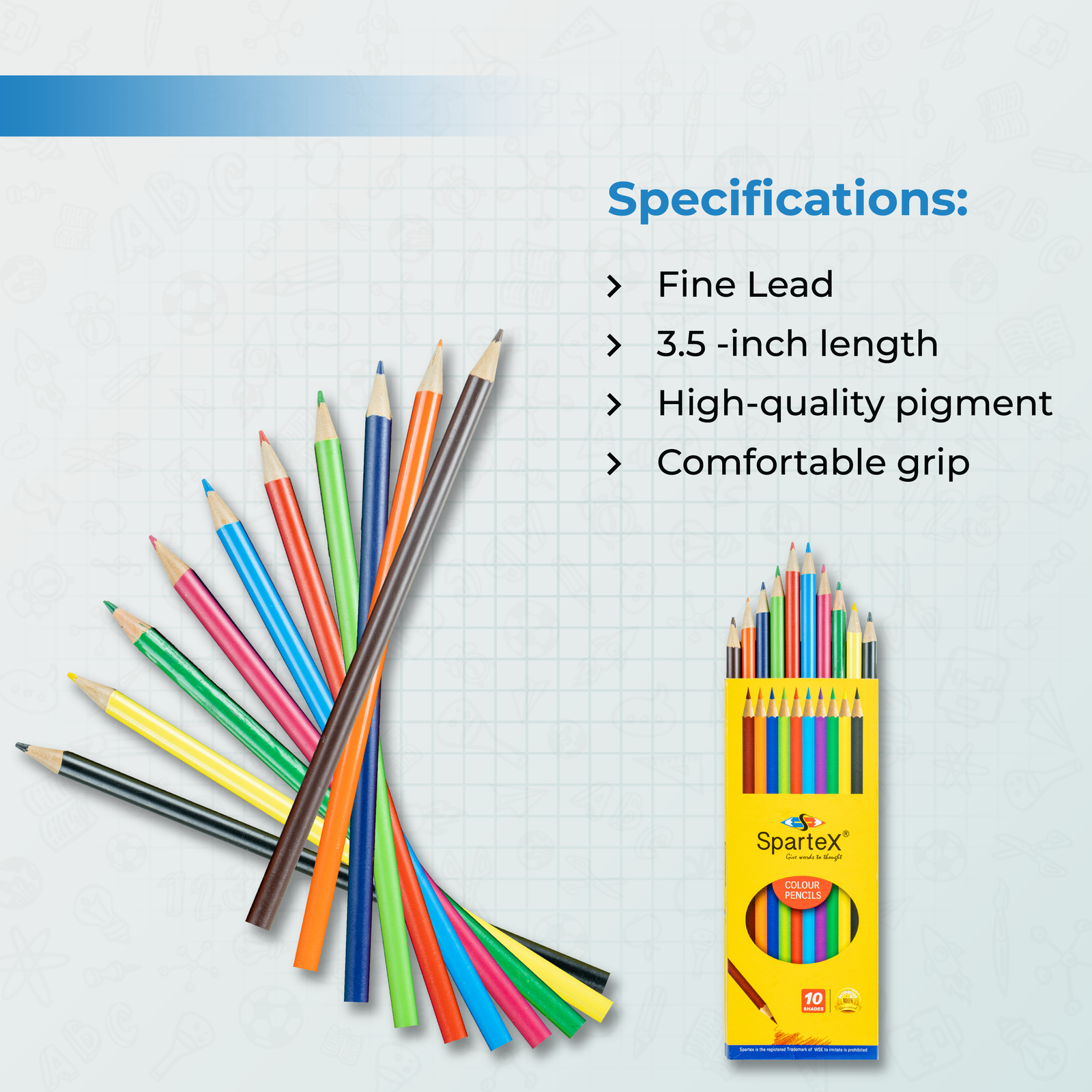 Spartex Colour Pencils